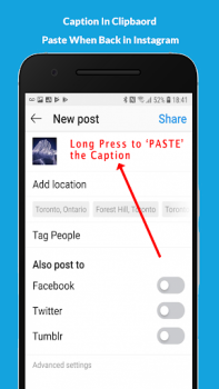 Scaricare Repost for Instagram - JaredCo Strumenti per Android Screenshot 5