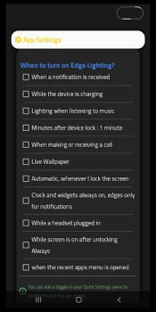 Scaricare Always On Edge Personalizzazione per Android Screenshot 6