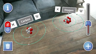 AR Atom Visualizer for ARCore