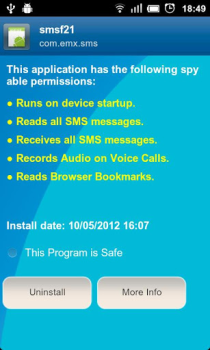 Scaricare Anti Spy Mobile Free Strumenti per Android Screenshot 5