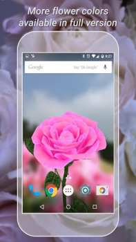 Scaricare 3D Rose Live Wallpaper Lite Personalizzazione per Android Screenshot 2