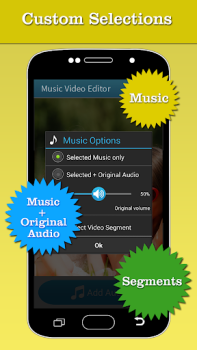 Scaricare Music Video Editor Add Audio Lettori ed editor video per Android Screenshot 3