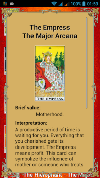 Scaricare Tarot Cards Stile di vita per Android Screenshot 2