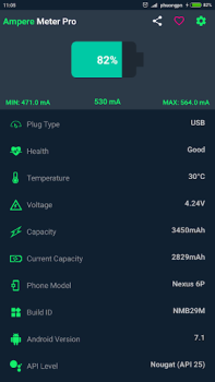 Scaricare xAmpere - Battery Charge Info Strumenti per Android Screenshot 5