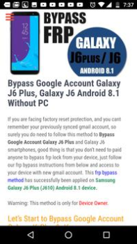 Scaricare Bypass FRP Lock Educazione per Android Screenshot 4