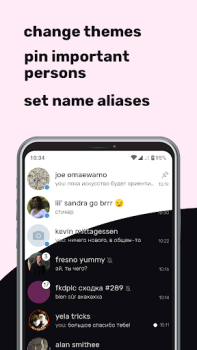 Scaricare xvii messenger for vk Sociale per Android Screenshot 2