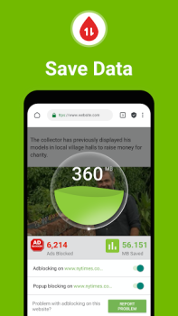Scaricare FAB Adblocker Browser:Adblock Comunicazione per Android Screenshot 7