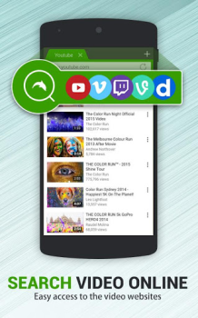 Scaricare Dolphin Video - Flash Player Lettori ed editor video per Android Screenshot 2