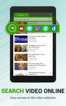 Scaricare Dolphin Video - Flash Player Lettori ed editor video per Android Screenshot 5