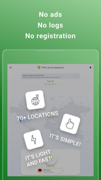 Scaricare VPN Lite Without Registration Strumenti per Android Screenshot 7