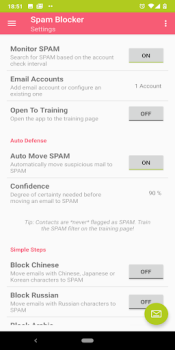Scaricare Email Spam Blocker Lavoro per Android Screenshot 4