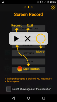 Scaricare Touchshot (Screenshot) Strumenti per Android Screenshot 3