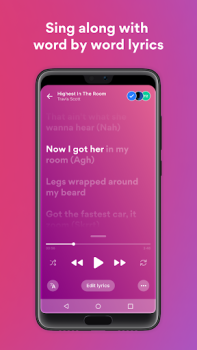Scaricare Musixmatch - Testi di Canzoni Musica e audio per Android Screenshot 4