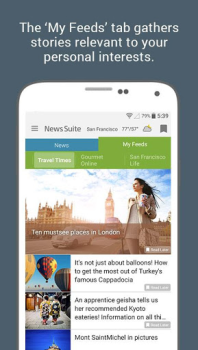 Scaricare News Suite by Sony Notizie e riviste per Android Screenshot 3