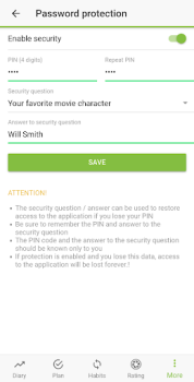 Scaricare Diarize Stile di vita per Android Screenshot 7