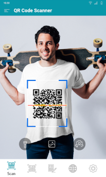Scaricare QR Code Scanner & Bar Code Reader / Generator Lavoro per Android Screenshot 2