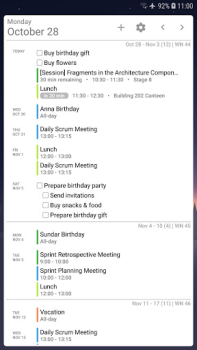Scaricare Your Calendar Widget Lavoro per Android Screenshot 3