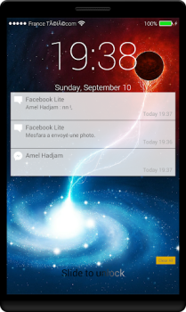 Scaricare Black Hole Lock Screen Personalizzazione per Android Screenshot 2