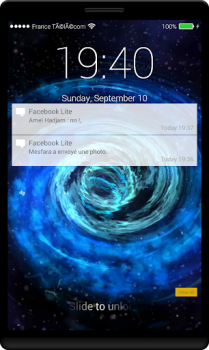Scaricare Black Hole Lock Screen Personalizzazione per Android Screenshot 4