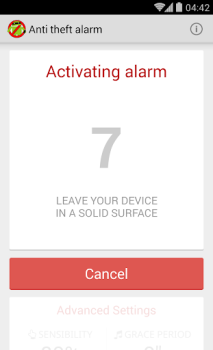 Scaricare Anti Theft Alarm Strumenti per Android Screenshot 3