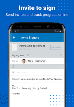 Scaricare signNow: Firma documenti PDF Lavoro per Android Screenshot 5
