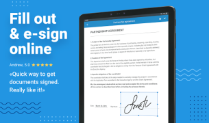Scaricare signNow: Firma documenti PDF Lavoro per Android Screenshot 7