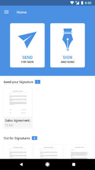 Scaricare Zoho Sign - Fill & eSign docs Lavoro per Android Screenshot 2