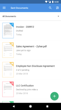 Scaricare Zoho Sign - Fill & eSign docs Lavoro per Android Screenshot 5