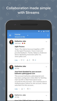 Scaricare Zoho Mail - Email and Calendar Lavoro per Android Screenshot 7