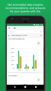 Scaricare Zoho Sheet - Fogli di lavoro Lavoro per Android Screenshot 2