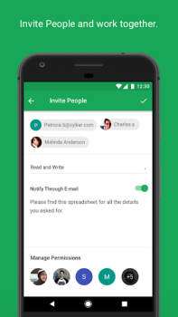 Scaricare Zoho Sheet - Fogli di lavoro Lavoro per Android Screenshot 3