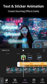 Scaricare Motion Ninja Video Editor Lettori ed editor video per Android Screenshot 2