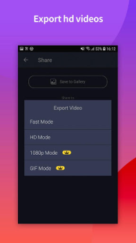 Scaricare Editor video e fotocamera Lettori ed editor video per Android Screenshot 4