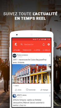 Scaricare Flash info - Actualités et Mét Notizie e riviste per Android Screenshot 2