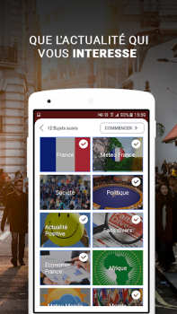 Scaricare Flash info - Actualités et Mét Notizie e riviste per Android Screenshot 6