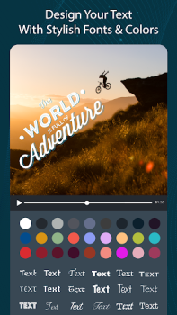 Scaricare Aggiungi testo al video Lettori ed editor video per Android Screenshot 3