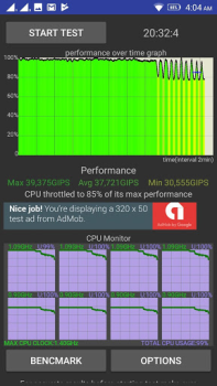 Scaricare CPU Throttling Test Strumenti per Android Screenshot 2