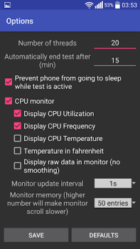 Scaricare CPU Throttling Test Strumenti per Android Screenshot 3