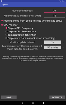 Scaricare CPU Throttling Test Strumenti per Android Screenshot 6