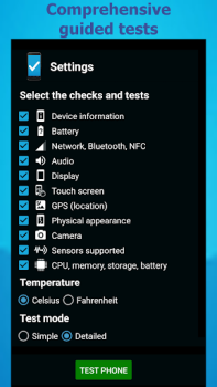Scaricare Phone Check and Test Strumenti per Android Screenshot 2