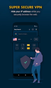 Scaricare Snap Search - Private Browser Comunicazione per Android Screenshot 2