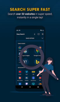 Scaricare Snap Search - Private Browser Comunicazione per Android Screenshot 3