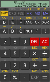 Scaricare RealCalc Scientific Calculator Lavoro per Android Screenshot 3