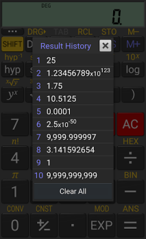 Scaricare RealCalc Scientific Calculator Lavoro per Android Screenshot 4