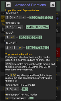 Scaricare RealCalc Scientific Calculator Lavoro per Android Screenshot 5