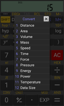Scaricare RealCalc Scientific Calculator Lavoro per Android Screenshot 6