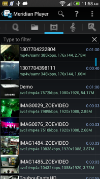Scaricare Meridian Player Lettori ed editor video per Android Screenshot 3
