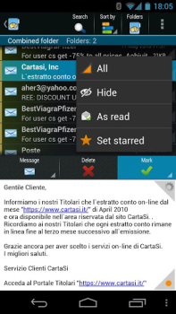 Scaricare ProfiMail Go - email client Comunicazione per Android Screenshot 6