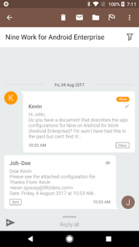 Scaricare Nine - Email & Calendar Affari per Android Screenshot 7