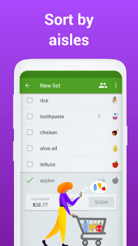 Scaricare Listonic: Grocery List App Shopping per Android Screenshot 4